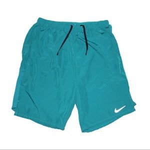 Nike Cyan Running Shorts